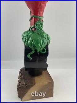 Beer Tap Handle Anheuser Busch Demon's Hop Yard Beer Tap Handle Figural Beer Tap