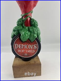 Beer Tap Handle Anheuser Busch Demon's Hop Yard Beer Tap Handle Figural Beer Tap