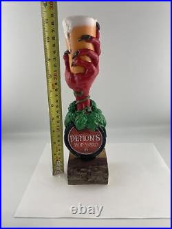 Beer Tap Handle Anheuser Busch Demon's Hop Yard Beer Tap Handle Figural Beer Tap