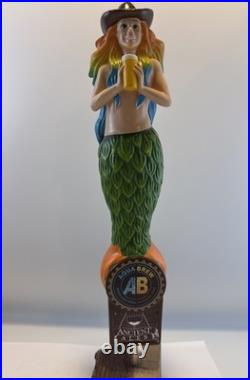 Beer Tap Handle Aqua Brew Beer Tap Handle Figural Rare Mermaid Beer Tap Handle