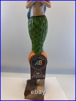 Beer Tap Handle Aqua Brew Beer Tap Handle Figural Rare Mermaid Beer Tap Handle