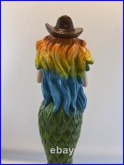Beer Tap Handle Aqua Brew Beer Tap Handle Figural Rare Mermaid Beer Tap Handle