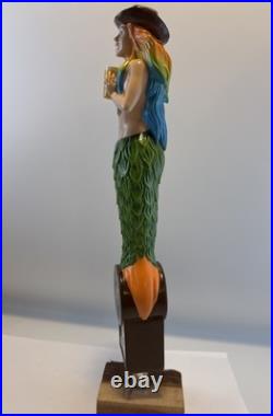 Beer Tap Handle Aqua Brew Beer Tap Handle Figural Rare Mermaid Beer Tap Handle