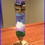 Beer Tap Handle Big Rock Purple Gas