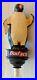 Beer Tap Handle Brewery Man Cave Bar Decor Knob BUD ICE Penguin Wooden 9'' Rare