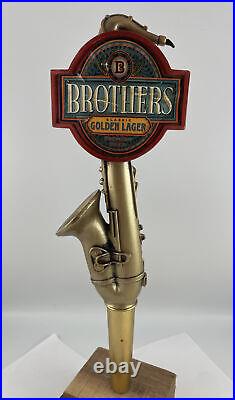 Beer Tap Handle Brothers Golden Ale Beer Tap Handle Figural Saxophone Tap Handle Beer Tap Handle Brothers Golden Ale Beer Tap Handle Figural Saxophone Tap Handle