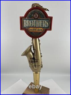 Beer Tap Handle Brothers Golden Ale Beer Tap Handle Figural Saxophone Tap Handle Beer Tap Handle Brothers Golden Ale Beer Tap Handle Figural Saxophone Tap Handle