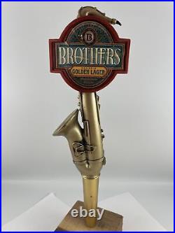 Beer Tap Handle Brothers Golden Ale Beer Tap Handle Figural Saxophone Tap Handle Beer Tap Handle Brothers Golden Ale Beer Tap Handle Figural Saxophone Tap Handle