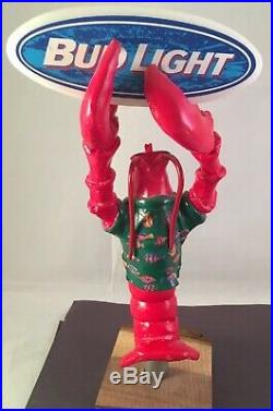Beer Tap Handle Bud Light Lobster Beer Tap Handle Rare Figural Beer Tap Handle