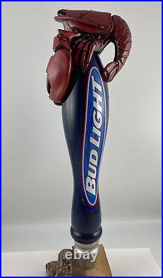 Beer Tap Handle? Bud Light Lobster Draft Beer Tap Handle Figural Budweiser Tap