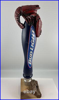 Beer Tap Handle? Bud Light Lobster Draft Beer Tap Handle Figural Budweiser Tap