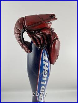Beer Tap Handle? Bud Light Lobster Draft Beer Tap Handle Figural Budweiser Tap