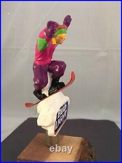 Beer Tap Handle Bud Light Snowboarder Beer Tap Handle Rare Figural Tap Handle A
