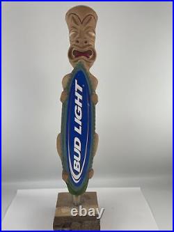 Beer Tap Handle Bud Light Tiki Draft Beer Tap Handle Figural Beer Tap Handle