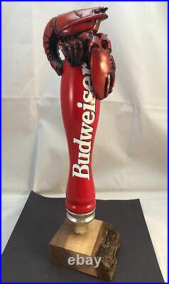 Beer Tap Handle Budweiser Lobster Beer Tap Handle Rare Figural Beer Tap Handle