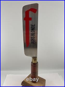 Beer Tap Handle Butcher's Knife Robs Blonde Beer Tap Handle Figural Tap Handle Beer Tap Handle Butcher's Knife Robs Blonde Beer Tap Handle Figural Tap Handle