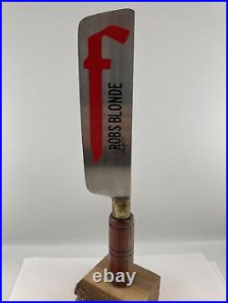 Beer Tap Handle Butcher's Knife Robs Blonde Beer Tap Handle Figural Tap Handle Beer Tap Handle Butcher's Knife Robs Blonde Beer Tap Handle Figural Tap Handle