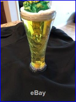 Beer Tap Handle Chameleon Brewing Hop On Top RARE (internal Defect, Read Desc)