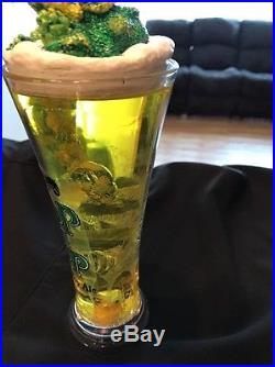 Beer Tap Handle Chameleon Brewing Hop On Top RARE (internal Defect, Read Desc)