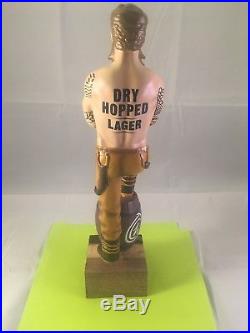 Beer Tap Handle Charlie Wells Dry Hopped Lager Beer Tap Handle Rare Figural Tap