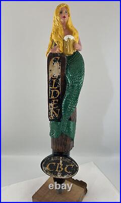 Beer Tap Handle Coronado Golden Beer Tap Handle Figural Mermaid Beer Tap Handle