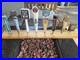 Beer Tap Handle Display With 8 Beer Taps includes shelf