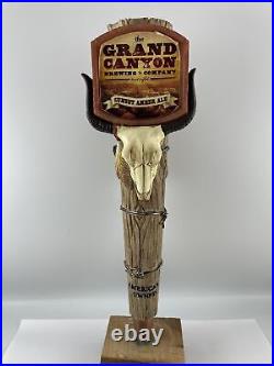 Beer Tap Handle Grand Canyon Sunset Amber Ale Beer Tap Handle Figural Skull Tap