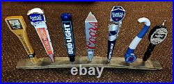 Beer Tap Handle LOT OF 7 WITH STAND SAM ADAMS. THE GAME ROOM STORE, NJ 07004