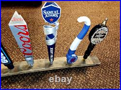 Beer Tap Handle LOT OF 7 WITH STAND SAM ADAMS. THE GAME ROOM STORE, NJ 07004