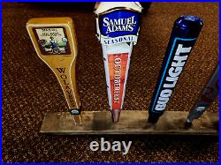 Beer Tap Handle LOT OF 7 WITH STAND SAM ADAMS. THE GAME ROOM STORE, NJ 07004