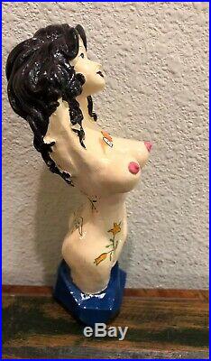 Beer Tap Handle Lady Luck Brewing Beer Tap Handle Rare Figural Sexy Girl Tap