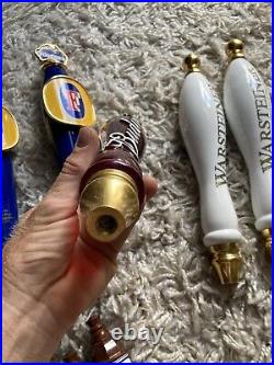 Beer Tap Handle Lot Fosters Budweiser Icehouse German 11 Total