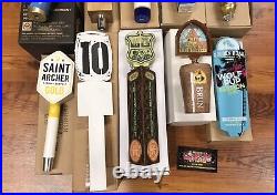 Beer Tap Handle Lot Of 10 Guinness Leffe Four Peaks Brand New In Boxes