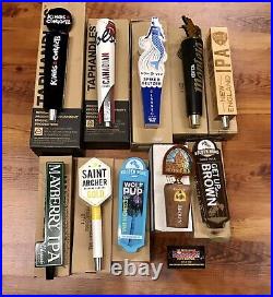 Beer Tap Handle Lot Of 10 Molson Sam Adams Golden Road Brand New In Boxes