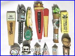Beer Tap Handle Lot Of 13 Used As Is Stone Sweet water Pizza Port Deschutes