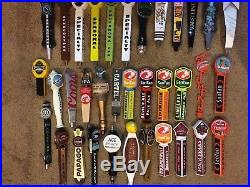 Beer Tap Handle Lot Of 69 Craft & Regular Beer Tap Handles Used Rare & Common