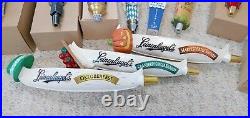 Beer Tap Handle Lot of 11 New Puck Wrought Iron Leinie Old Style Hop KitCHEN