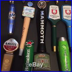 Beer Tap Handle Lot of 22 Heineken Shiner New Belgium Good Condition Best Offer
