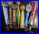 Beer Tap Handle Lot of 7 for Bar Keg Man Budweiser, Redwood, Devils Backbone Ex