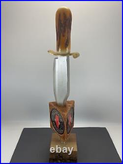 Beer Tap Handle Matilda Bay Redback Beer Tap Handle Figural Knife Tap Handle