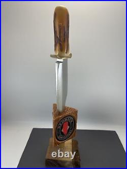 Beer Tap Handle Matilda Bay Redback Beer Tap Handle Figural Knife Tap Handle