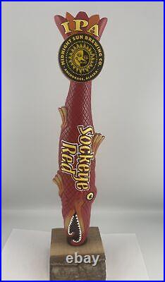 Beer Tap Handle Midnight Sun Sockeye Red Beer Tap Handle Figural Fish Tap Handle