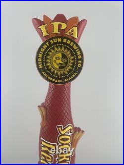 Beer Tap Handle Midnight Sun Sockeye Red Beer Tap Handle Figural Fish Tap Handle