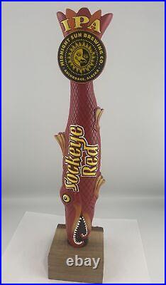 Beer Tap Handle Midnight Sun Sockeye Red Beer Tap Handle Figural Fish Tap Handle