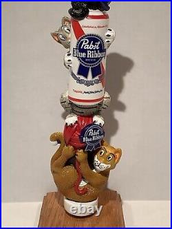 Beer Tap Handle Pabst Cats