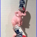 Beer Tap Handle Pabst Pink Elephants