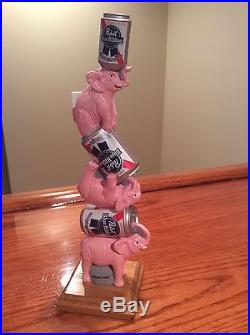 Beer Tap Handle Pabst Pink Elephants