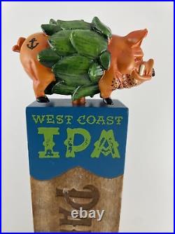 Beer Tap Handle Parched Pig IPA Draft Beer Tap Handle Figural Beer Tap Handle