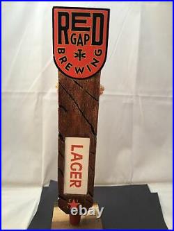 Beer Tap Handle Red Gap Lager Beer Tap Handle Rare Figural Cow Beer Tap Handle