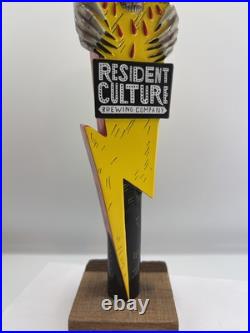 Beer Tap Handle Resident Culture Brewing Beer Tap Handle Figural Beer Tap Handle